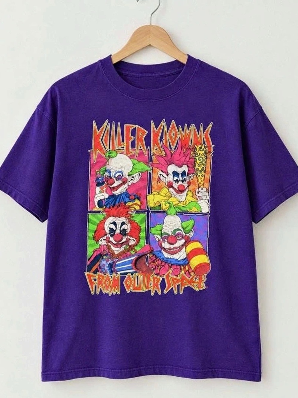 Classics Killer Klowns From Outer Space Crazy Bunch Purple T-Shirt